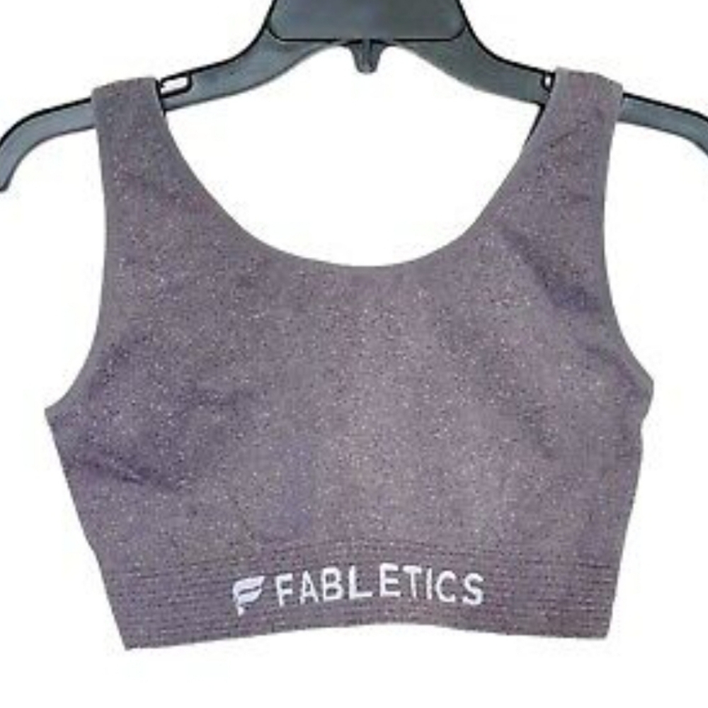 Fabletics Womens Luciana Seamless Sports Bra Activewear Size Small Logo Workout
